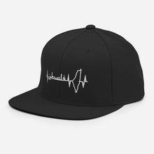Load image into Gallery viewer, Palestine heartbeat embroidered Snapback Hat