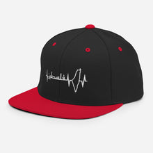 Load image into Gallery viewer, Palestine heartbeat embroidered Snapback Hat