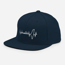 Load image into Gallery viewer, Palestine heartbeat embroidered Snapback Hat