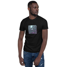 Load image into Gallery viewer, Cyberpunk Floppy Disk Unisex T-Shirt