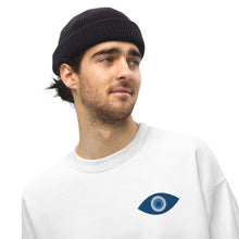 Load image into Gallery viewer, Embroidered Evil Eye Unisex Sweatshirt