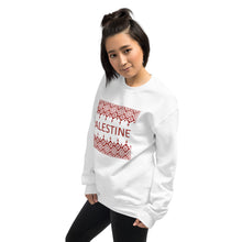 Load image into Gallery viewer, Khalto PALESTINE Tatreez PRINTED Unisex Sweatshirt