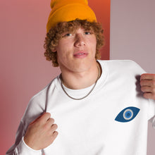 Load image into Gallery viewer, Embroidered Evil Eye Unisex Sweatshirt