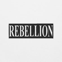 Load image into Gallery viewer, REBELLION Embroidery Unisex Hoodie