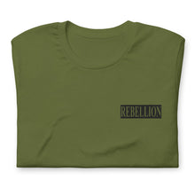 Load image into Gallery viewer, REBELLION Embroidery Unisex t-shirt