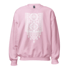 Load image into Gallery viewer, Pink Palestinian Tatreez Printed Unisex Sweatshirt