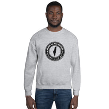 Load image into Gallery viewer, Made in Palestine Unisex Sweatshirt (White/Grey)