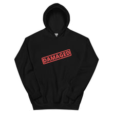 Load image into Gallery viewer, Damaged Unisex Hoodie (black/white)
