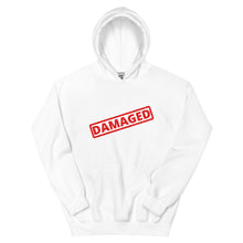 Load image into Gallery viewer, Damaged Unisex Hoodie (black/white)