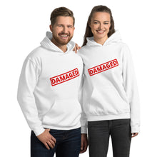 Load image into Gallery viewer, Damaged Unisex Hoodie (black/white)