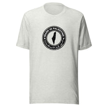 Load image into Gallery viewer, Made in Palestine Unisex t-shirt (White / Grey)
