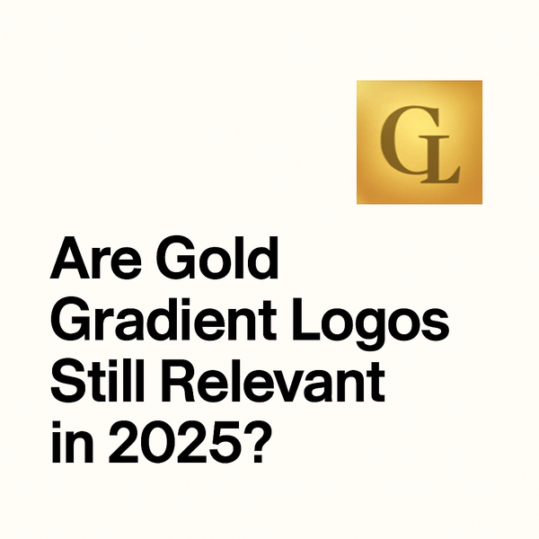 Are Gold Gradient Logos Still Relevant in 2025? Let’s Be Honest