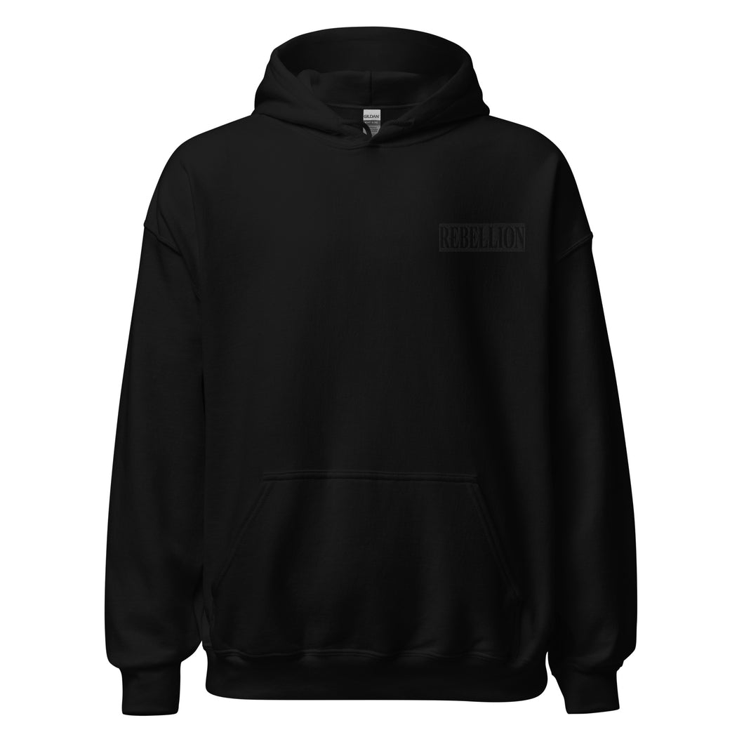 REBELLION Embroidery Unisex Hoodie