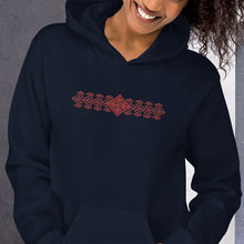 Load image into Gallery viewer, Embroidered Palestinian Tatreez Unisex Hoodie
