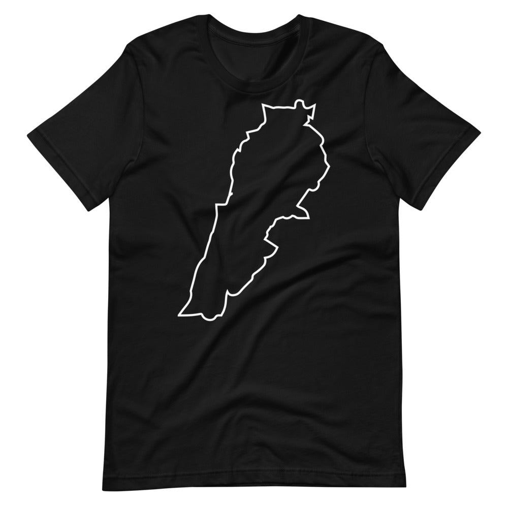 Lebanon Map لبنان Unisex T-Shirt