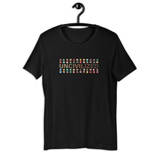 Load image into Gallery viewer, UNCIVILIZED Flags edition unisex t-shirt
